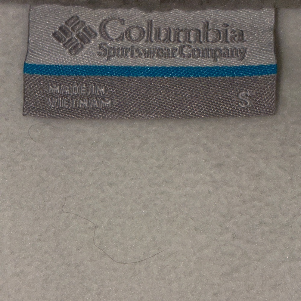 Columbia Women's Fleece Teddy Jacket - White and Gray Sz S - Picture 3 of 8